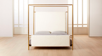 Odessa Shearling Canopy Bed